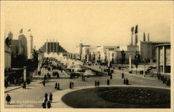 Allée du Centenaire / Eeuwfeestlaan Postcard