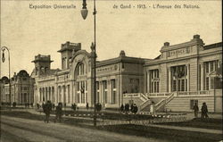 Exposition Universelle de Gand - 1913. - L'Avenue des Nations Ghent, Belgium Benelux Countries Postcard Postcard