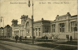 Exposition Universelle de Gand - 1913. - L'Avenue des Nations Postcard