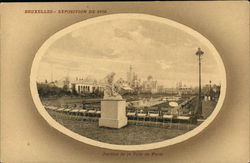 Exposition of 1910 - Jardin de la Ville de Paris Postcard