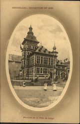 Exposition of 1910 - Pavillon de la Ville de Liege Postcard