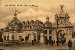 Exposition of 1910 - Le Chien Vert Postcard