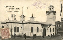 Exposition of 1910 - Pavillon Algerien Postcard