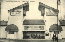Exposition of 1910 - Village Senegalais Postcard