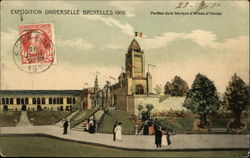 Exposition Universelle Bruxelles 1910 - Pavillon de la fabrique d'Armes d'Herstal Brussels, Belgium Benelux Countries Postcard Postcard