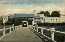 Chowringhee Gate, Fort William Postcard