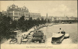 The Thames Embankment Postcard