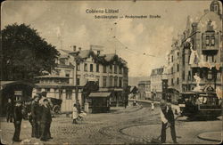 Schullerplatz - Andernacher Strasse Postcard