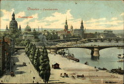 Carolabrucke and Frauenkirche Postcard