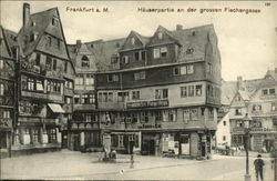 128 Frankfurt a. M. - Häuserpartie an der grossen Fischergasse Postcard