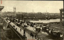 "New" (19th-century) London Bridge Postcard