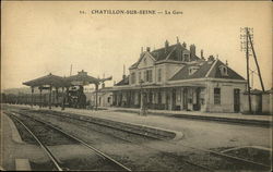 Railway Station Postcard
