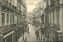 Calle de Granada Málaga, Spain Postcard Postcard