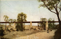 Tsavo Bridge Uganda Africa Postcard Postcard