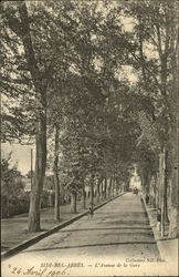 L'Avenue de la Gare Postcard