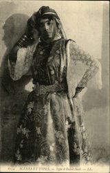 6154 Scènes et types. - Type d'Ouled-Naïl. - LL Algeria Africa Postcard 