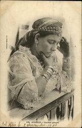 Ouridah Pensive Algeria Africa Postcard Postcard