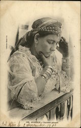Ouridah Pensive Postcard