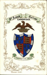 St. John's College - Coat-of-Arms Postcard