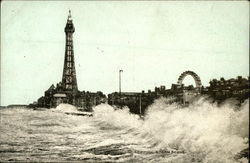 Blackpool Tower England Lancashire Postcard Postcard