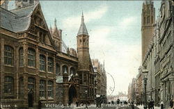 Victoria Law Courts Birmingham, England Warwickshire Postcard Postcard