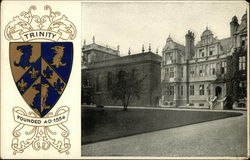 Trinity College Oxford, England Oxfordshire Postcard Postcard