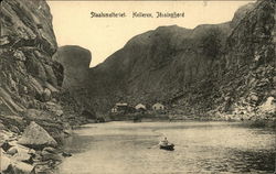 Staalsmelteriet, Helleren, Jossingfjord Postcard