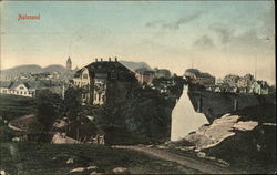 View of Town Postcard