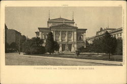 Conzerthaus und Universitats Bibliothek Postcard