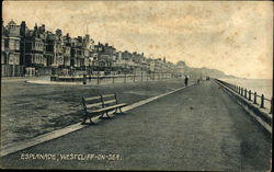 Esplanade Westcliff-on-Sea, England Postcard Postcard