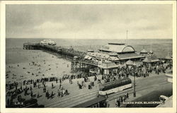 North Pier Blackpool, England Lancashire Postcard Postcard