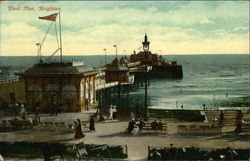 West Pier, Brighton Postcard