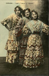 Cordoba - "Lola", "Laura" y "Carlota" Postcard