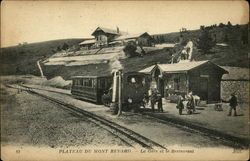 Plateau du Mont Revard - La Gare et le Restaurant Postcard