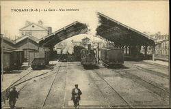 Thouars (D.-S.) - La Gare - Vue intérieure Postcard