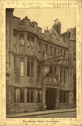The George Hotel Glastonbury, England Somerset Postcard Postcard