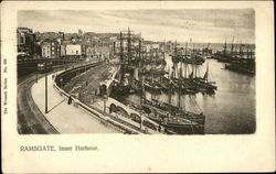 Inner Harbour Ramsgate, Kent England Postcard Postcard