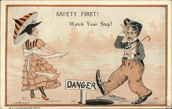 Safety First! Watch Your Step! Comic, Funny