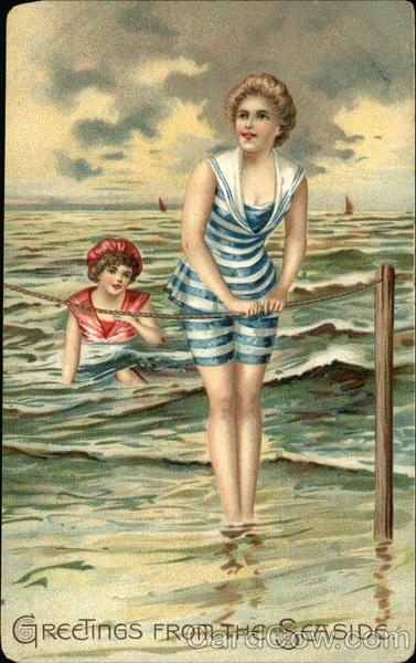 Greetings from the Seaside Swimsuits & Pinup