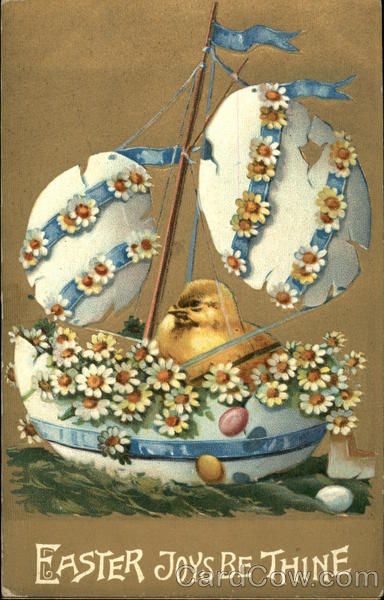 Easter Joys be Thine With Chicks
