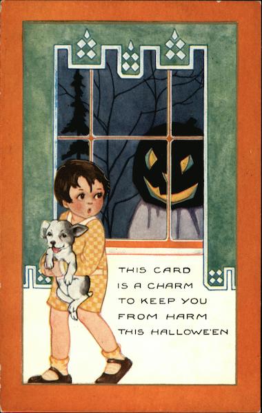 This Card is a Charm to Keep You from Harm this Halloween