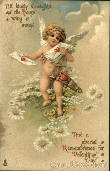 Cupid Delivering Love Letters