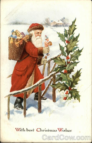 With Best Christmas Wishes Santa Claus