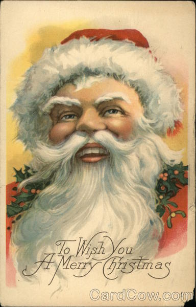 To Wish you a Merry Christmas Santa Claus