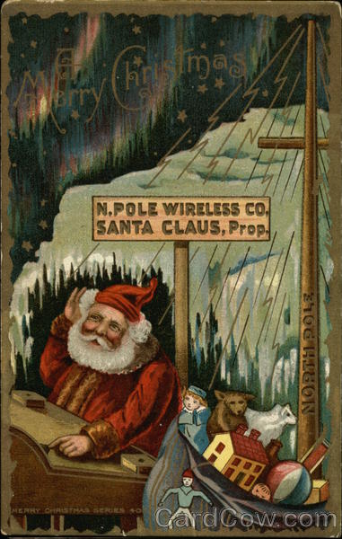 A Merry Christmas, N.Pole Wireless Co., Santa Claus, Prop