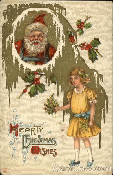 Hearty Christmas Wishes Santa Claus