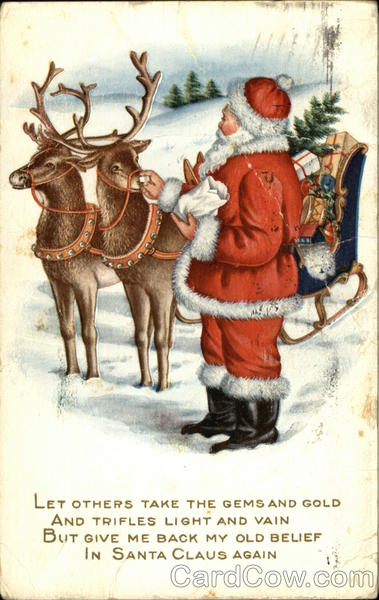 Let Others Take the Gems and Gold and Trifles Light and Vain But Give me Back my old Belief