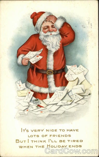 It's Very Nice to Have Lots of Friends But I Think I'll be Tired When the Holiday Ends