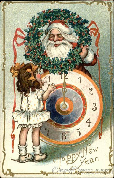 A Happy New Year Santa Claus