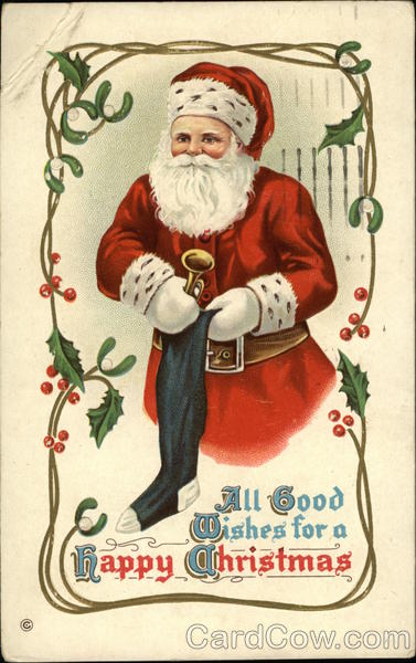 All Good Wishes for a Happy Christmas Santa Claus